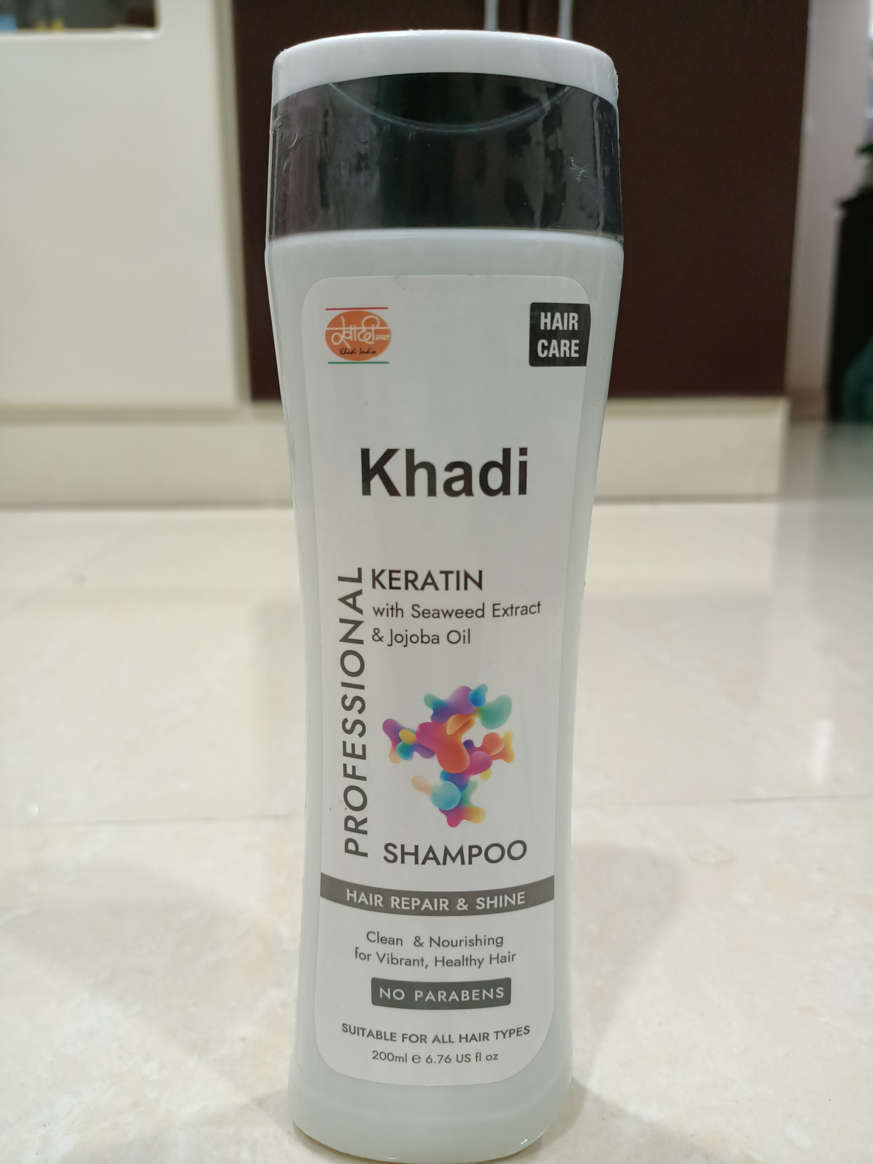 shampoo (KERATIN with seaweed Extract & jojoba oil) (hair repair & shine) 200 ml