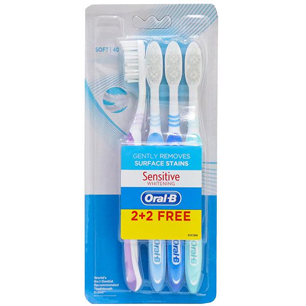 Oral-B Sensitive Whitening (Soft) Toothbrush (Pack of 2)